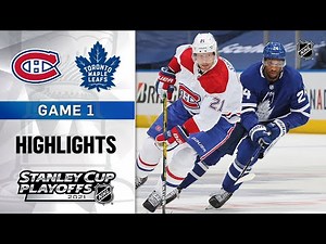First Round, Gm 1: Canadiens @ Maple Leafs 5/20/21 | NHL Highlights