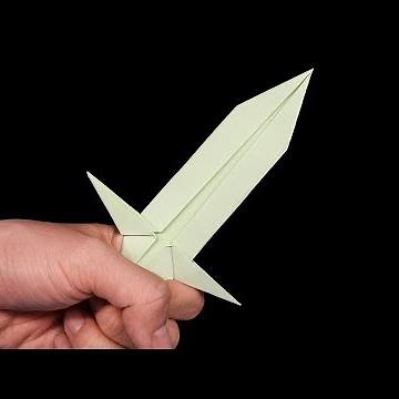 Easy Origami Paper Sword