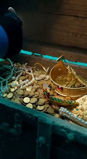 Deep-Sea Diver Opens Ancient Treasure Chest… Then Something Terrifying Appears