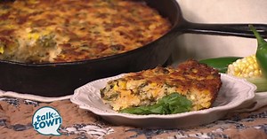 Turnip Green and Cheddar Cornbread