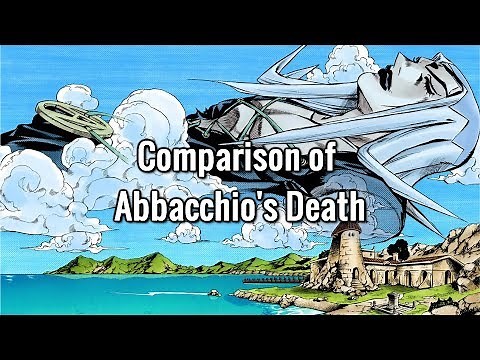 Comparison of Abbacchio's Death
