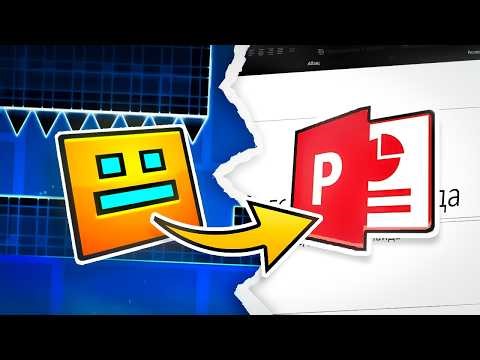 МЫ ПЕРЕНЕСЛИ GEOMETRY DASH В POWERPOINT