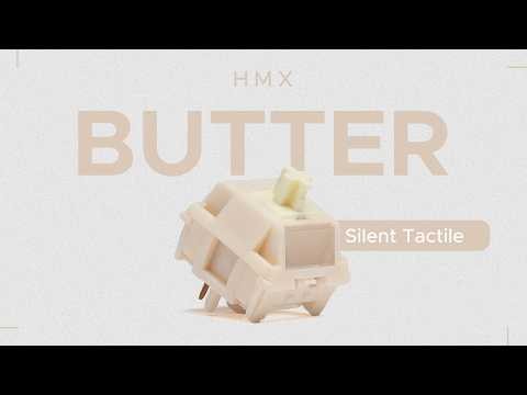 HMX Butter Silent Tactile Switches | Sound Test