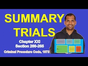 Summary Trials | Section 260 - 265 | CrPC