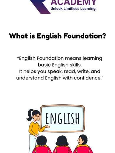 Struggling with English? Don’t worry! 💪 Our English Foundation guide will help you build your skills from the ground up. Start learning today! 📞 Contact Ranza Academy: 269 396 5621 269 474 8841 971 5892 50457 🌎Or visit our website: www.ranzaacademy.com #LanguageLearning #SelfImprovement #SkillUp #EducationMatters #LearnEveryday