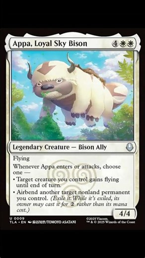 APPA, LOYAL SKY BISON #mtg #avatarthelastairbender #atla #avatar