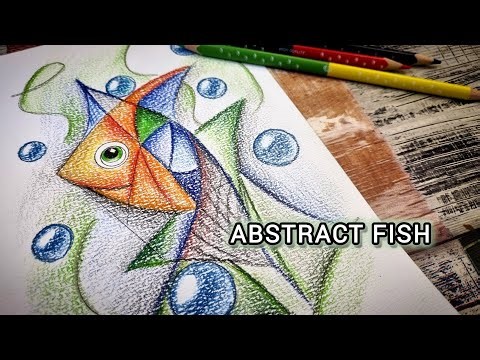 Stylized Fish Illustration with Color Depth