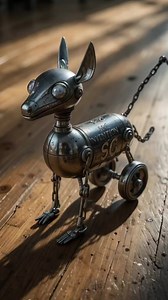 4.8K views · 11 reactions | steampunk metal dog sculpture made with repurposed metal #ideas #CRAFT #diy | SC Invention | Facebook