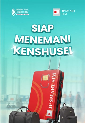 Untungnya kamu bertemu JP SMART sebelum keberangkatan ke Jepang🥰 Karena hanya dengan ¥3.300 JP SMART SIM kasih bonus gratis internet 2 bulan pertama dengan kuota hingga 100GB perbulannya!😍 Untuk pemesanan bisa langsung chat, komen, atau scan diakhir video yaa!🙌 #jpsmart #kenshuseijapan🇮🇩🇯🇵🎌 #magangjepang #internetjepang