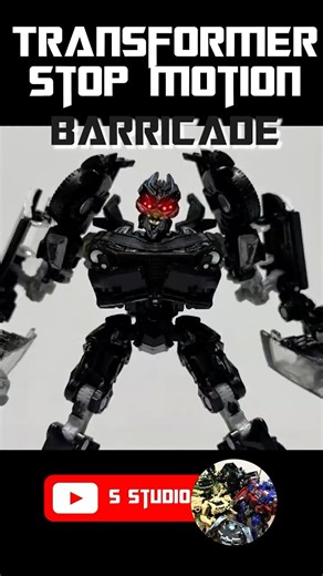 Transformers stop motion_Barricade #Transformers #stopmotion #animation #optimusprime #bumblebee
