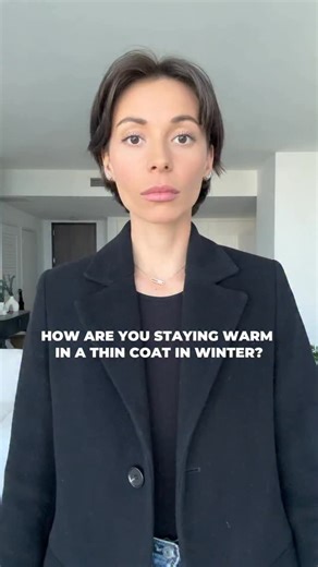 MARINA | STYLIST & FASHION INFLUENCER on Instagram: "The layering secrets for cold weather are in my last video . . . Layering, winter outfit, how to stay warm in winter, cold weather outfit #layer #winteroutfitideas"