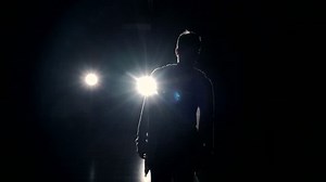 Man dancing on stage