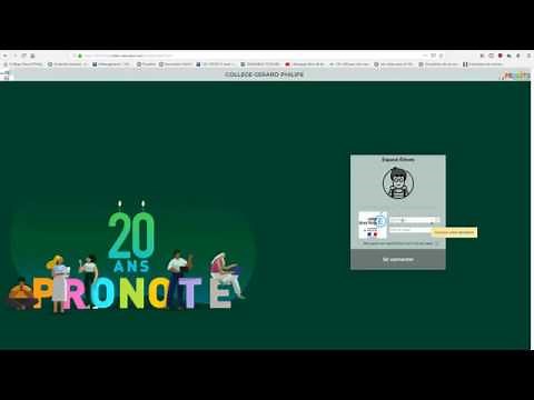 PRONOTE 2019 ELEVE 02 consulter son emploi du temps