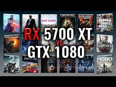 RX 5700 XT vs GTX 1080 Benchmarks | Gaming Tests Review & Comparison | 53 tests