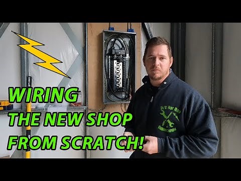 Interior Wiring of the New Shop!