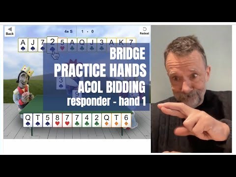 Bridge Practice Hands - Acol - Responder - Hand 2