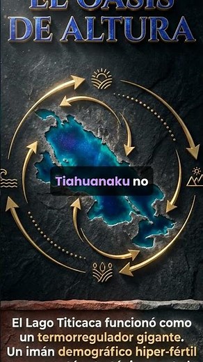 🌊 El Secreto del Titicaca: El "Motor" que creó a #tiwanaku .