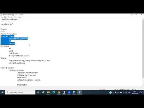SAP-BI-BW ASAP (Accelerated SAP) methodology|For Bignners|#sap#saptutorial #sap-classes#sapbw