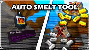 [基岩版模组推荐] 不需要熔炉 一键烧制 - 自动熔炼