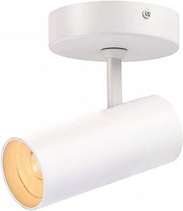 LED Dimmable Ceiling Spotlight Adjustable Ceiling Mounted Directional Spot Light 4.72'' Aluminum Indoor Monopoint Light for Living Room Painting CRI 98 12W 3000K White