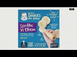 Recall for Gerber teething stick