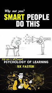 Psychology of learning 5x faster Ever feel like learning is a slow, painful climb? This stickman science video reveals the 6 research-backed rules to learn any new skill up to 5x faster. It's not about being a genius—it's about learning how to learn (meta-learning). Struggling with languages, coding, instruments, or any new skill? These rules from the world's fastest learners will transform your approach. We break down complex neuroscience and productivity principles into simple, actionable step