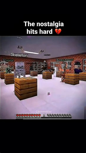 the nostalgia hits hard 💔 || #notgamingsv #minecraft