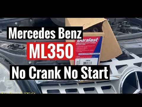 No Crank No Start 2010 - 2015 Mercedes Benz ML350 Starter Replacement