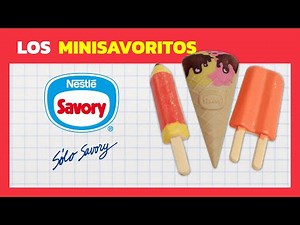 🍨🍦 ¿RECUERDAS a estos pequeños helados en miniatura? ► Los Minisavoritos de Savory (1988)