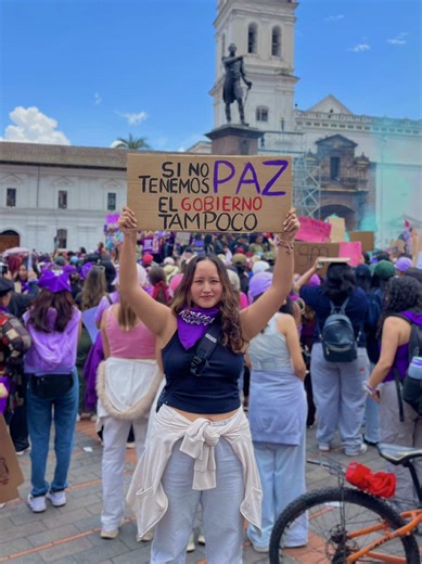 no sentir rabia es un privilegio #8M #Quito #ecuador #8demarzo