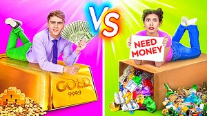 212K views · 4.8K reactions | RICH VS BROKE STUDENT | Being popular for 24 hours! Types of students at school by 123 GO! CHALLENGE: | 123 GO Challenge | Facebook