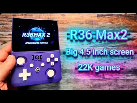 R36 Max 2 review 4.5 inch screen , new handheld in 2026
