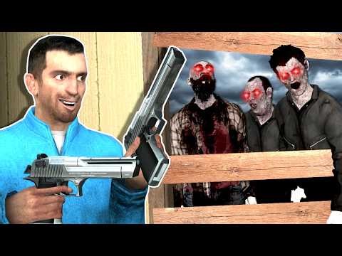 ZOMBIES SURROUND MY HOUSE! (Garry's Mod)
