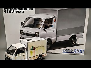 Kei Truck Rusty Dusty Faded Suzuki 1/24 Scale Model Kit Build How To Assemble Paint Decal Weathered