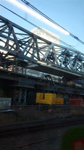 品川駅〜八ツ山橋 橋梁架替工事中進行中 #品川駅 #工事中 #地平化工事 #鉄橋架替 #八ツ山橋 #上野東京ライン #JR #京浜急行電鉄