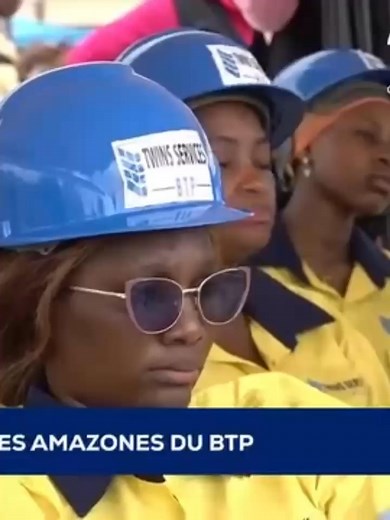 AKANDA : Twins Services BTP lance une Formation au bénéfice des jeunes filles mères dans la conduite des engins Poids Lourd . | Point Noir TV