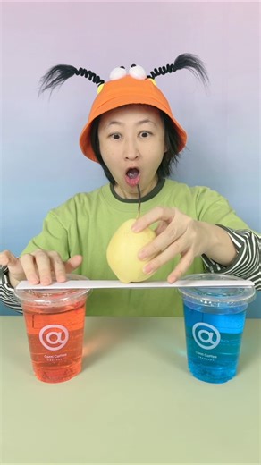 How can a single sheet of paper support a pear? 🤔🍐📄