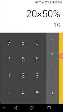 SACAR PORCENTAJE CON CALCULADORA