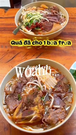 Quá đã cho 1 bữa trưa, tranh thủ lên đơn ngay cùng Bún Bò 1991