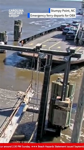 First emergency ferry heads to Outer Banks after Nor'easter