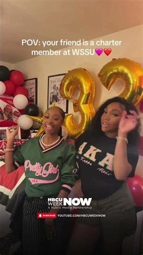 WSSU DST Charter Celebration Goes VIRAL ❤️🤍🔥 #HBCUWeekNow