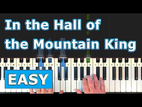 IN THE HALL OF THE MOUNTAIN KING - Piano Tutorial [Sheet Music]