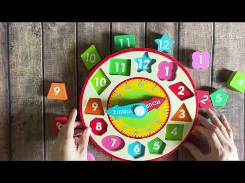 Melissa & Doug's Shape Sorting Clock: Fun Learning Toy for Kids!