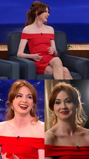 Karen Gillan appeared on the late-night talk show CONAN on September 27, 2012 #hollywoodstar #celebrity #superstar #moviestars | P8-K