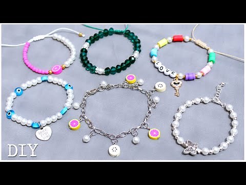✨Fashionable Bracelets with Pearls💫6 Easy DIY Ideas✨