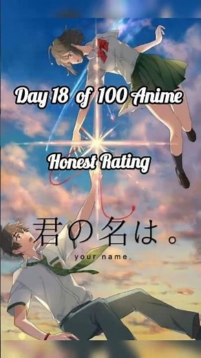 Your Name (Kimi no Na wa) — A Love Beyond Time | Day 18 Anime Rating