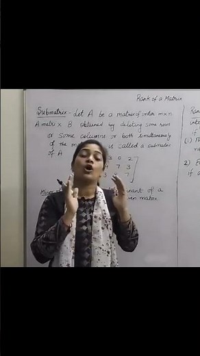 Submatrix of a matrix