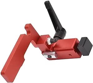 Precision Miter Gauge Aluminum Alloy Table Saw Miter Gauge with Multi T–Track Miter Fence and T-Track Stop for Table Saw (Flip Stop)