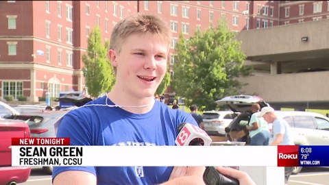 Students move in at Central Connecticut State University