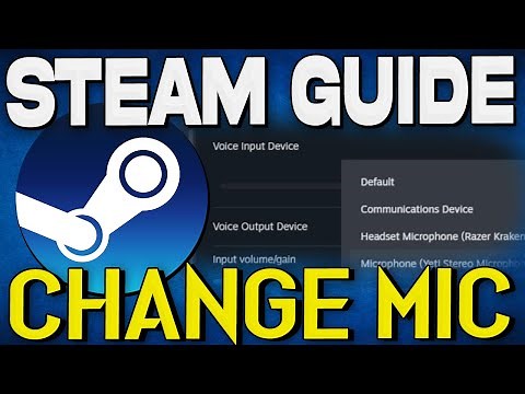 How To Change Mic & Settings on Steam (2024)